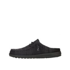 HeyDude Męskie Mokasyny Wally Slip Stretch Sox. Czarne mokasyny męskie Hey dude, z materiału. Za 239.00 zł.