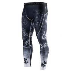 Legginsy sportowe męskie EXTREME HOBBY PSYCHO CLOWN. Czarne bielizna termoaktywna męska EXTREME HOBBY, m, bez wzorów, z elastanu. Za 229.00 zł.