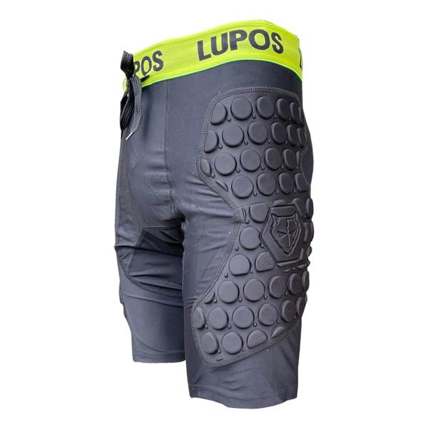 Spodenki bramkarskie Lupos Short Padded - M. Czarne szorty damskie LUPOS, z aplikacjami, z elastanu. Za 150.65 zł.