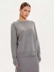 Max Mara Leisure Sweter Salvia 2426366158 Szary Relaxed Fit. Szare swetry klasyczne damskie Max Mara Leisure, l, z wełny, bez kołnierzyka. Za 559.99 zł.