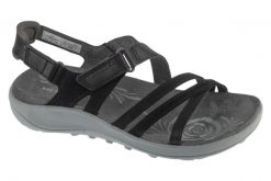 Sandały damskie, Harbor Backstrap. Czarne obuwie trekkingowe damskie MERRELL, bez wzorów, z materiału, bez obcasa. Za 369.99 zł.