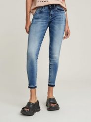 G-Star Dżinsy - Skinny fit - w kolorze niebieskim rozmiar: W27/L30. Niebieskie jeansy damskie G-Star. Za 210.81 zł.