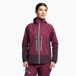 Kurtka skiturowa damska Jack Wolfskin Alpspitze Hoody. Fioletowe kurtki damskie Jack Wolfskin, s, bez wzorów, bez kaptura, narciarskie. W wyprzedaży za 669.15 zł.