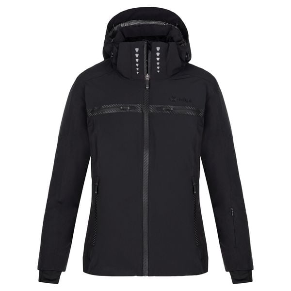 Damska kurtka narciarska Kilpi HATTORI-W. Czarne kurtki damskie Kilpi, na zimę, xs, bez wzorów, z nylonu, bez kaptura. Za 835.17 zł.