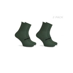 Skarpetki rowerowe unisex Rogelli Essential 2 pary. Zielone skarpetki męskie Rogelli, bez wzorów. W wyprzedaży za 46.00 zł.