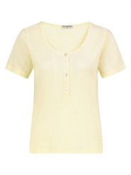 Eight2Nine Koszulka w kolorze żółtym rozmiar: L. Żółte bluzki damskie Eight2Nine, l, bez wzorów, z bawełny, bez kołnierzyka, bez ramiączek. Za 43.99 zł.