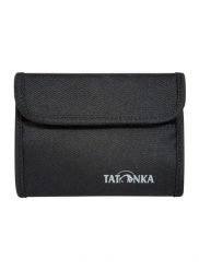 Portfel RFID Tatonka Euro Wallet RFID B - black. Czarne portfele damskie Tatonka, bez wzorów, z materiału. Za 119.99 zł.