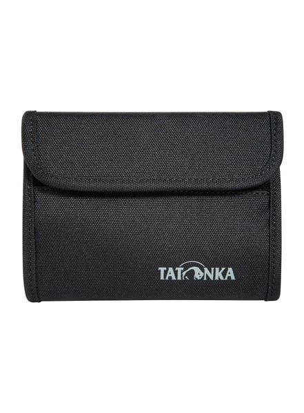Portfel RFID Tatonka Euro Wallet RFID B - black. Czarne portfele damskie Tatonka, bez wzorów, z materiału. Za 119.99 zł.