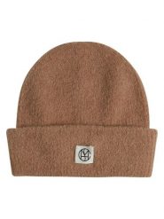 MOSS COPENHAGEN Czapka "Hope" w kolorze karmelowym rozmiar: onesize. Brązowe czapki zimowe damskie MOSS COPENHAGEN, z materiału. Za 86.99 zł.