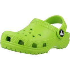 Sandały CROCS CLASSIC CLOG T Zielony. Zielone sandały męskie Crocs, z materiału, bez zapięcia. Za 171.99 zł.