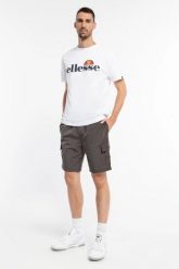 SPODENKI MĘSKIE BOJÓWKI ELLESSE CHAPS SHORT PRZED KOLANO KOLOR SZARY. Szare szorty męskie Ellesse, na lato, bez wzorów, z bawełny, eleganckie. Za 239.00 zł.
