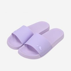 Klapki Kubota Basenowe Pure Pastelowy Fiolet. Zielone klapki damskie Kubota, bez wzorów, z dresówki, bez obcasa. Za 69.99 zł.