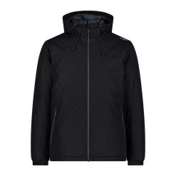 Kurtka męska turystyczna CMP 32Z1847. Czarne kurtki męskie CMP, m, bez wzorów, sportowe, z kapturem. Za 430.55 zł.