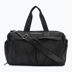 Torba treningowa Cardio Bunny HCB-525 black. Czarne torby męskie na ramię Cardio Bunny, z aplikacjami, na ramię. Za 119.99 zł.