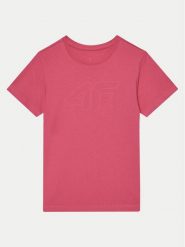 4F T-Shirt 4FJWMM00TTSHF1803 Różowy Regular Fit. Czerwone koszulki dziewczęce 4f, bez wzorów, z bawełny, bez ramiączek. Za 39.99 zł.