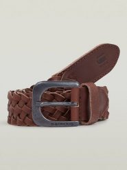 G-Star Skórzany pasek w kolorze jasnobrązowym rozmiar: 90. Brązowe paski męskie G-Star, bez wzorów, z materiału, retro. Za 213.18 zł.