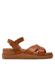 Roxy Sandały ARJL200848 Brązowy. Brązowe sandały damskie Roxy, bez wzorów, ze skóry, bez obcasa, na płaskiej podeszwie. Za 149.99 zł.