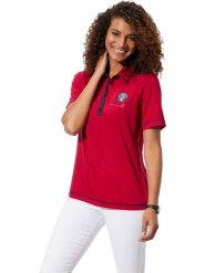 WITT WEIDEN Koszulka polo w kolorze czerwonym rozmiar: 36. Czerwone bluzki damskie WITT WEIDEN, bez wzorów, bez kołnierzyka, bez ramiączek. Za 55.95 zł.