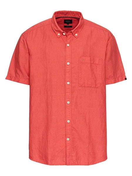 Camel Active Koszula - Regular fit - w kolorze czerwonym rozmiar: L. Czerwone koszule męskie Camel Active, l, bez wzorów, bez kołnierzyka, bez ramiączek. Za 130.99 zł.