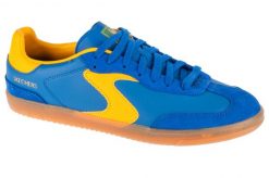 Buty sportowe Sneakersy męskie, Hotshot - Roaver. Czerwone buty sportowe na co dzień męskie Skechers, z materiału, bez zapięcia, trekkingowe. Za 219.99 zł.