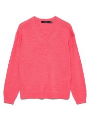 Vero Moda Sweter w kolorze czerwonym rozmiar: M. Czerwone swetry klasyczne damskie Vero Moda, m, bez kołnierzyka. Za 83.22 zł.