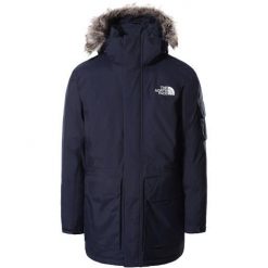 Kurtka turystyczna zimowa męska The North Face M Recycled Mcmurdo Parka. Niebieskie kurtki męskie The North Face, na zimę, m, bez wzorów. Za 1,807.00 zł.