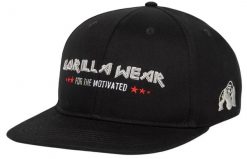 Wayne Snapback Czapka - Czarny. Czarne czapki męskie GORILLA WEAR, bez wzorów, z bawełny. Za 170.00 zł.