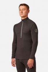 Bluza termoaktywna męska Surfanic Bodyfit Zip Neck. Czarne bluzy bez kaptura męskie Surfanic, m, z materiału. Za 139.99 zł.