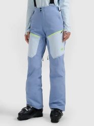 4F Spodnie narciarskie w kolorze błękitnym rozmiar: L. Niebieskie spodnie dresowe damskie 4f, l, bez wzorów. Za 361.99 zł.