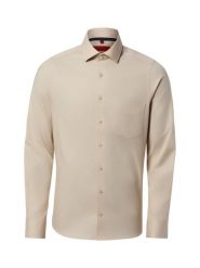 Finshley & Harding koszula biznesowa Mężczyźni Slim Fit Bawełna beżowy, 41. Brązowe koszule męskie Finshley & Harding, m, bez wzorów, z bawełny, bez kołnierzyka, bez ramiączek. Za 99.95 zł.