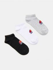 Skarpetki stopki 3 pack Ellesse - wielobarwny. Skarpetki męskie Sinsay, bez wzorów. Za 25.99 zł.