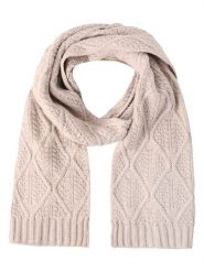 TATUUM Szal w kolorze beżowym - 188 x 25 cm rozmiar: onesize. Brązowe szaliki i kominy damskie Tatuum, bez wzorów, z materiału. Za 110.29 zł.
