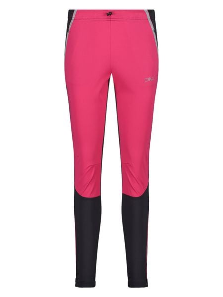 CMP Spodnie polarowe w kolorze czarno-różowym rozmiar: 42. Czarne spodnie dresowe damskie CMP, bez wzorów, z materiału. Za 143.90 zł.