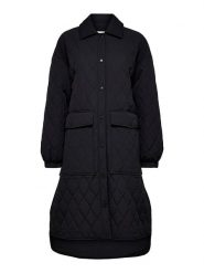 SELECTED FEMME Płaszcz pikowany "Mia" w kolorze czarnym rozmiar: 36. Czarne płaszcze damskie Selected Femme, bez wzorów. Za 202.98 zł.
