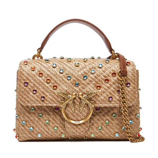 Torebka PINKO. Brązowe torebki klasyczne damskie Pinko, bez wzorów, bez dodatków. Za 1,129.00 zł.