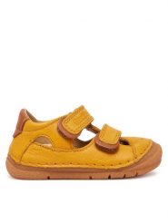 Froddo Sandały Paix Up Double G2150198-3 M Żółty. Żółte sandały dziewczęce Froddo, ze skóry, bez zapięcia. Za 219.99 zł.