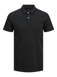Jack & Jones Koszulka polo "Paulos" w kolorze czarnym rozmiar: S. Czarne koszulki polo męskie Jack & Jones, s, bez wzorów, z bawełny, bez ramiączek. Za 52.67 zł.