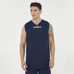 Zestaw piłkarski do treningu męski biało-niebieski. Białe szorty męskie Legea, bez wzorów, z materiału. Za 72.00 zł.