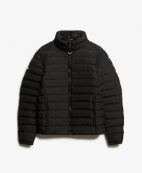Superdry Kurtka Fuji Printed Padded – Slim Fit. Czarne kurtki męskie Superdry., m, bez wzorów, z materiału, bez kaptura. Za 478.65 zł.