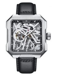 Heritor Zegarek automatyczny "Campbell" w kolorze srebrno-czarnym rozmiar: onesize. Czarne, analogowe zegarki męskie Heritor, ze stali. Za 587.99 zł.