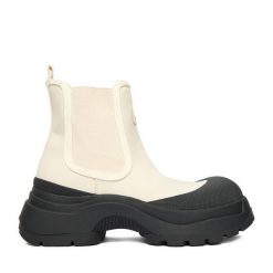 Sztyblety Hunter. Botki damskie Hunter, bez obcasa, na płaskiej podeszwie, bez zapięcia. Za 229.99 zł.