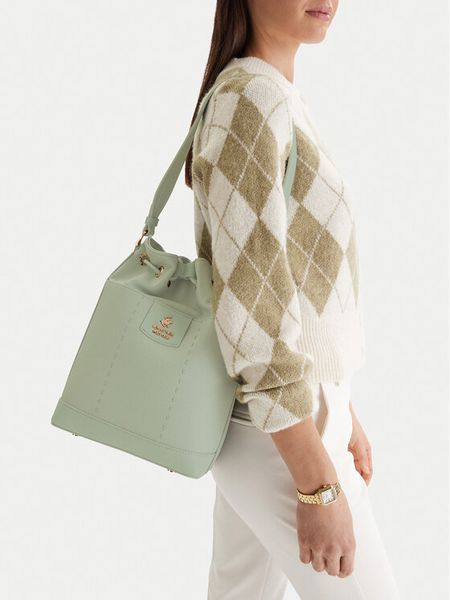 Beverly Hills Polo Club Torebka CEO-BHPC-C-020-09 Zielony. Zielone torebki klasyczne damskie Beverly Hills Polo Club, bez wzorów, z materiału, bez dodatków. Za 219.99 zł.