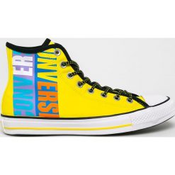 Converse - Trampki. Żółte trampki i tenisówki męskie Converse, bez wzorów, z gumy, bez zapięcia. W wyprzedaży za 259.90 zł.