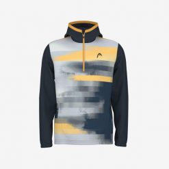 Bluza z kapturem męska TOPSPIN. Czarne bluzy z kapturem męskie HEAD, l, z materiału. W wyprzedaży za 336.00 zł.