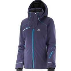 Kurtka narciarska damska Salomon Speed 20K/20K. Fioletowe kurtki damskie Salomon, xs, bez wzorów, bez kaptura, narciarskie. W wyprzedaży za 658.00 zł.