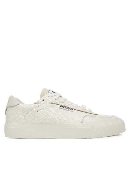 Superga Tenisówki 3842 Court S2161NW Biały. Białe trampki i tenisówki damskie Superga, bez wzorów, ze skóry. Za 319.99 zł.