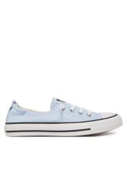Converse Trampki Chuck Taylor All Star Shoreline Slip A12597C Błękitny. Niebieskie trampki i tenisówki damskie Converse, bez wzorów, z materiału. Za 159.99 zł.