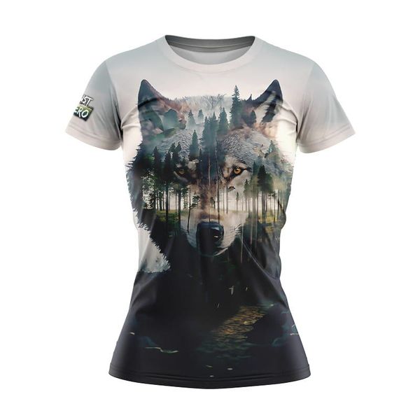 Koszulka do biegania damska Art Lobo krótki rękaw. Bluzki sportowe damskie JUST HERO, xl, z dzianiny, bez kołnierzyka, bez ramiączek. Za 99.00 zł.