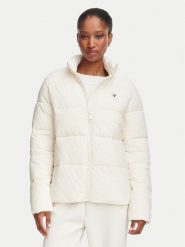 Guess Kurtka zimowa V4YL03 WFUD0 Kremowy Regular Fit. Białe kurtki damskie Guess, na zimę, l, z aplikacjami, z syntetyku, bez kaptura. Za 614.99 zł.