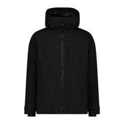 Kurtka narciarska CMP. Czarne kurtki męskie CMP, na zimę, m, bez wzorów, sportowe, bez kaptura. W wyprzedaży za 399.99 zł.